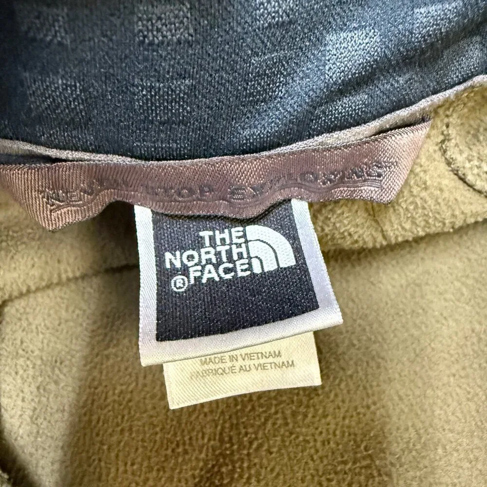 The North Face Men’s TKA 100 Full-Zip Jacket L‎ Olive Green/Black EUC